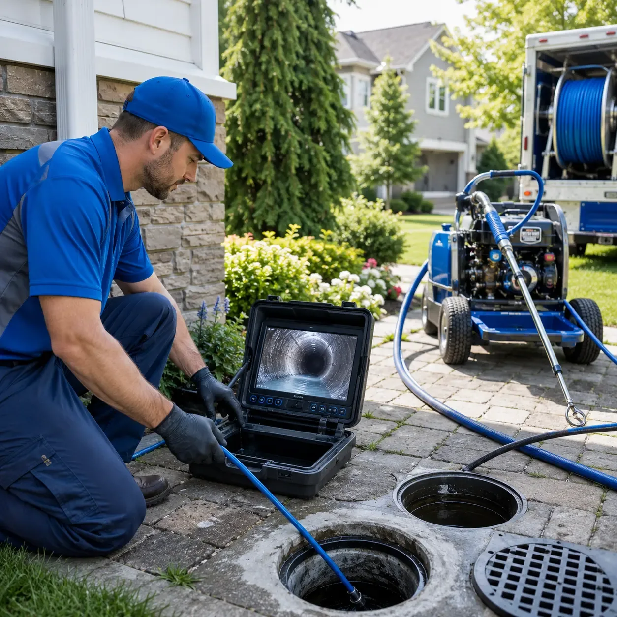 Outdoor drain cleaning professionals serving Black Rock, AR
